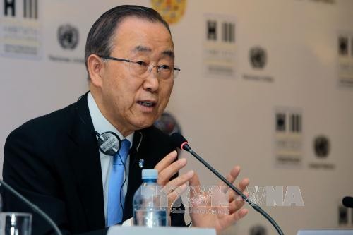 Ban Ki-moon : la crise syrienne ne pourra être résolue par des moyens militaires - ảnh 1